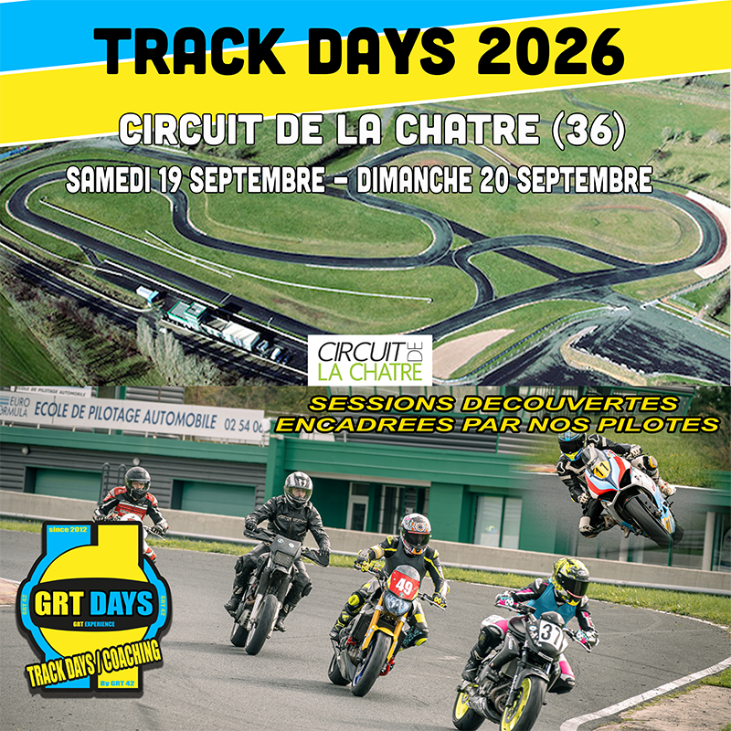 Track Days - La Chatre 19/20 Septembre 2026